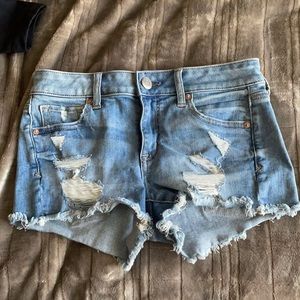 American Eagle Low rise jean shorts, 4